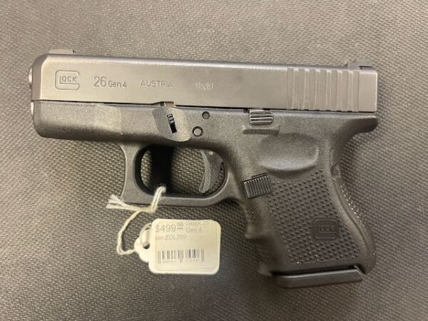 Glock 26 Gen 4 9mm Night Sights Used