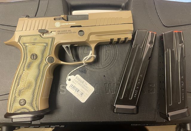 Sig Sauer P320 AXG SCORPION 9mm USED