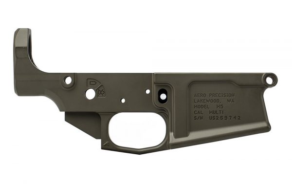 Aero Precision M5 (.308) Stripped Lower Receiver - OD Green Cerakote