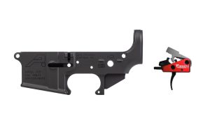 Aero Precision AR15 STRIPPED LOWER RECEIVER W/ TIMNEY TARGA 2-STAGE SHORT-TRAVEL AR TRIGGER APCS101051S