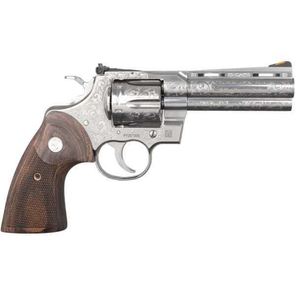 COLT PYTHON ENGRAVED 357 MAG 4.25'' 6-RD REVOLVER 12409