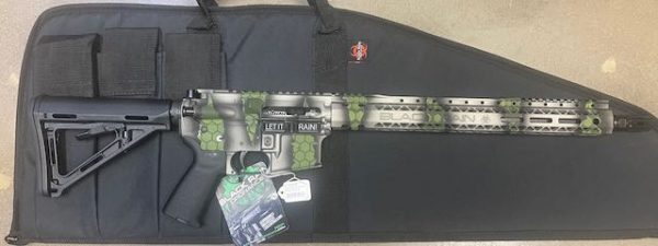 Black Rain Ordnance Spec15 AR15 Green Scratch Camo .223/5.56 16"