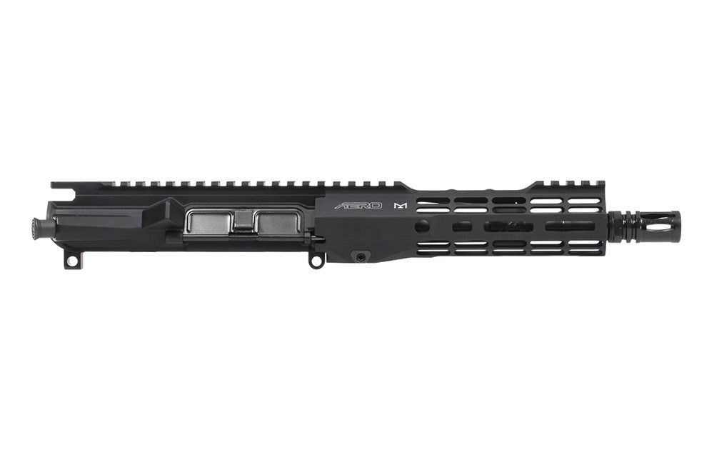 Aero Precision M4E1 THREADED UPPER, 8" .300 BLACKOUT BARREL, 7" S-ONE HANDGUARD - ANODIZED BLACK