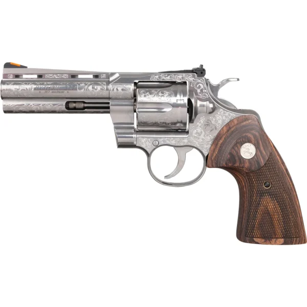 COLT PYTHON ENGRAVED 357 MAG 4.25'' 6-RD REVOLVER 12409