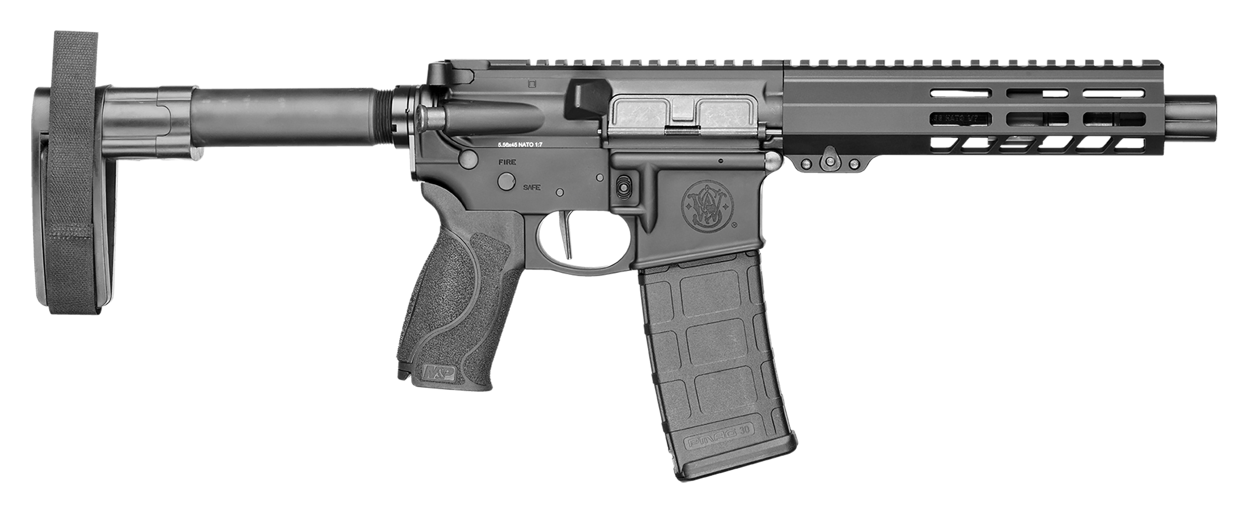 Smith & Wesson M&P15 AR15 5.56 SB Tactical Brace 7.50" 13658