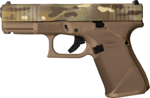 Glock G19 Gen5 MOS 9mm FDE Camo PA195S204MOSNMCFDE