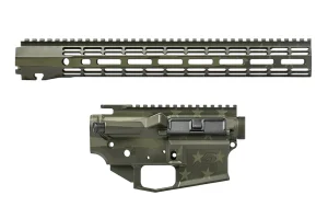 Aero Precision M4E1 BUILDER SET W/ 15" R-ONE M-LOK HANDGUARD - OD GLORY CERAKOTE