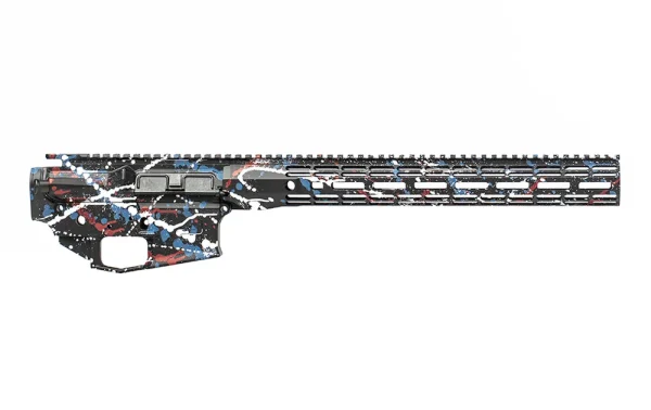 Aero Precision M4E1 BUILDER SET W/ 15" R-ONE M-LOK HANDGUARD - JULY FIREWORK CAMO