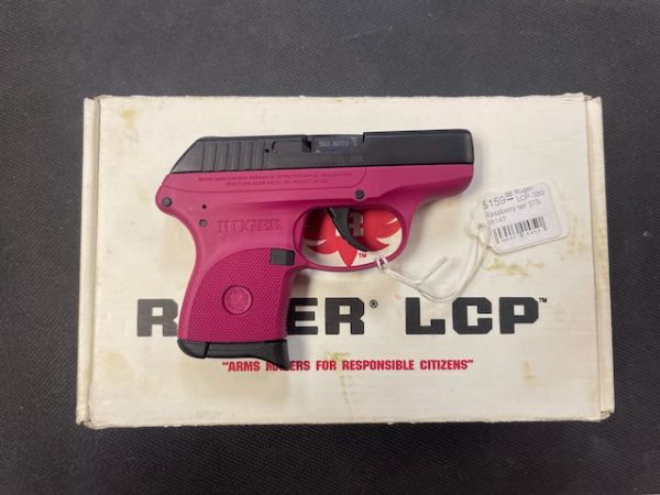 Raspberry Ruger Lcp RUGER LCP .380 RASPBERRY GRIP, 6+1 Rounds, 2.75