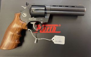 SPECIFICATIONS FOR 4": Barrel Lengths: 2.75" / 3" / 4” / 5.25”($100 upgrade) / 6” ($200 upgrade) Weight: 33.6 oz. Overall Length: 8.86” Width: 1.54” Finish: DLC Coated Black Height: 6.1” Caliber: .357 Magnum, Optional 9mm Interchangeable Cylinder Barrel Material: 416R FEATURES: DLC Finish Hammer-Forged Precision Barrel Fully Adjustable Rear Sight Single & Double Action Trigger New Style Korth Cylinder Release Easy Reload Through Wide-Swinging Cylinder Optional Interchangeable Cylinder in 9mm