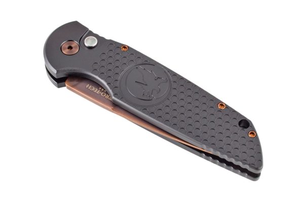NIGHTHAWK CUSTOM PROTECH TR3 "ANTIQUE PVD" AUTO KNIFE