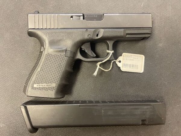 Glock 19 Gen 4 9mm w/ Extended Magazine USED