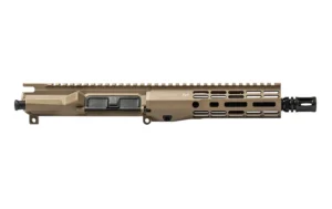 AERO PRECISION M4E1 THREADED COMPLETE UPPER, 8" 5.56 BARREL, 7.3" M-LOK R-ONE HANDGUARD - FDE CERAKOTE