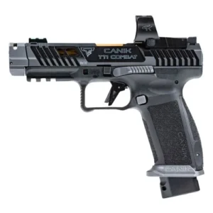 Canik TTI Combat 9mm Smoke Pistol w/ Mecanik MO3 Red Dot Sight 18+1 HG7854SVN