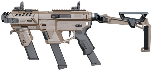 Recover Tactical P-IX+MG PG9 SR20 Folding Brace Tan PIXPMGFBR02 For Glock 9mm/40