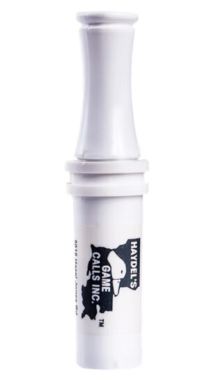 Haydel's Game Calls B14 Blue & Snow Goose  Open Call Attracts Geese White Plastic