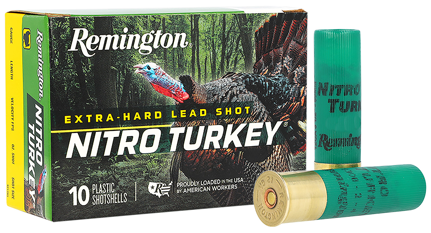Remington Ammunition 26690 Nitro Turkey 12Gauge 2.75" 1 1/2oz 4Shot 10 Per Box/ 10 Case