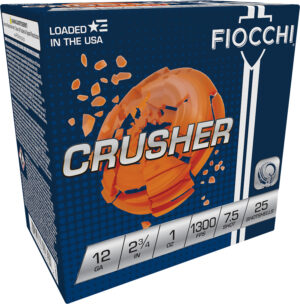 Fiocchi 12CRSR75 Exacta Crusher 12Gauge 2.75" 1oz 7.5Shot 25 Per Box/10 Case