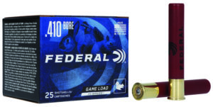 Federal H4135 Game-Shok High Brass 410Gauge 3" 11/16oz 5Shot 25 Per Box/10 Case