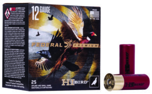 Federal HVF1275 Premium Hi-Bird 12Gauge 2.75" 1 1/8oz 7.5Shot 25 Per Box/10 Case
