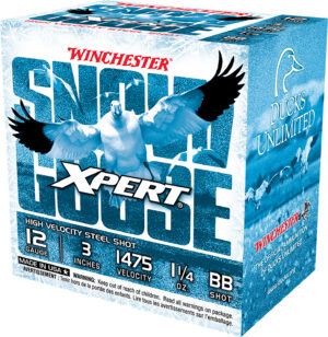 Winchester Ammo WXS123BB Xpert Snow Goose High Velocity 12Gauge 3" 1 1/4oz BBShot 25 Per Box/10 Case