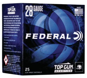 Federal TGS28219 Top Gun  28Gauge 2.75" 3/4oz 9Shot 25 Per Box/10 Case