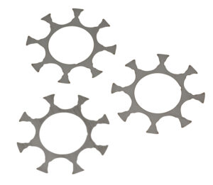 Ruger 90719 Moon Clip Full Ruger Super GP100 9mm Luger 8rd Stainless Steel 3 Per Pack