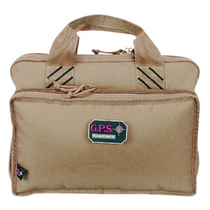 GPS Bags 1310PCT Quad  Tan Holds 4 Handguns