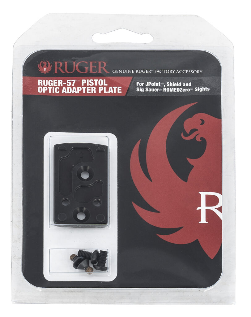 Ruger 90723 Ruger-57 Optic Adapter Plate Pistol Black Anodized Aluminum ...