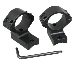 Talley 948749 Scope Mount/Ring Combo  Black Anodized Aluminum 1" Tube Kimber 84M Medium Rings 0 MOA