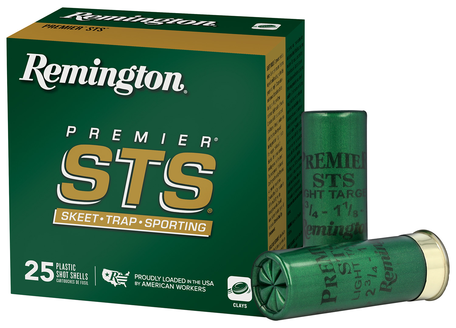 Remington Ammunition 28860 Premier STS 20 Gauge 2.75" 7/8 oz 7.5 Shot 25 Per Box/ 10 Cs