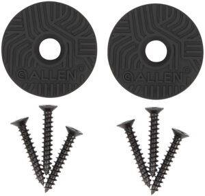 Allen 5649 Disc Gun & Tool Magnet Set Black Metal Screw On 2 pk
