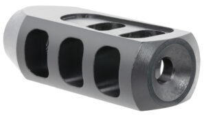 TacFire  Tanker Muzzle Brake  Black Oxide Steel with 1/2"-28 tpi Threads 2.76" OAL 1.37" Diameter for 5.56x45mm NATO