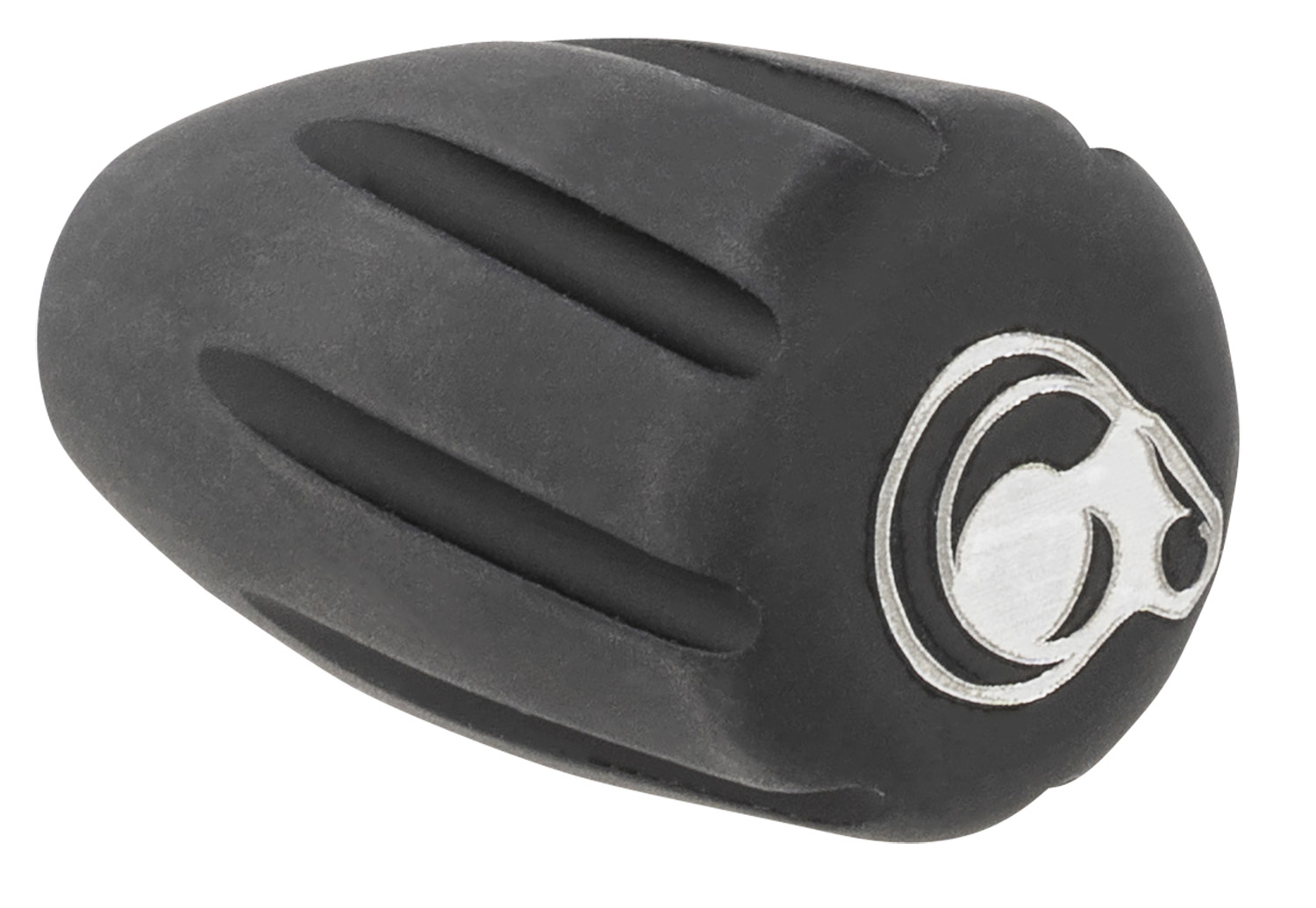 Christensen Arms 8100001900 Tactical Bolt Knob Black w/ White Logo Hardcoat Anodized Aluminum