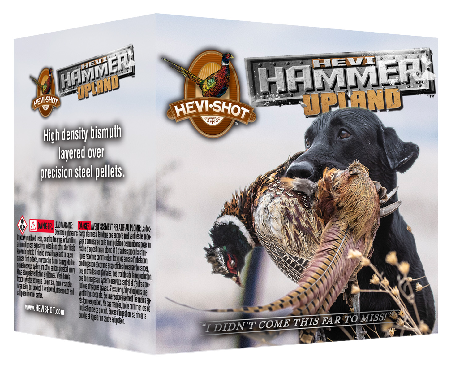 HEVI-Shot HS29103 HEVI-Hammer Upland 12Gauge 2.75" 1 1/4oz Steel/Bismuth 3Shot 25 Per Box/10 Case