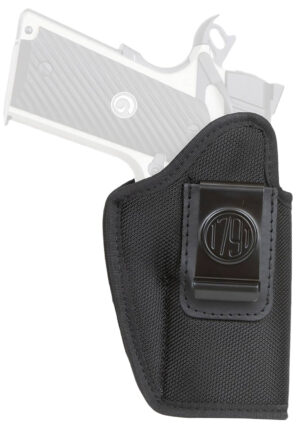 1791 Gunleather PNIWB4BLKL Premium Nylon  IWB Size 04 Black Ballistic Nylon Clip-On Left Hand