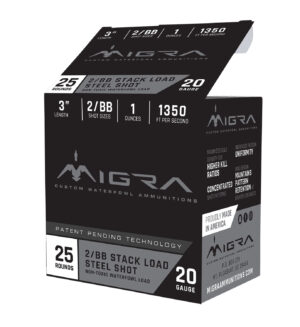 Migra Ammunitions M20S46 Combinational 20Gauge 3" 1oz 4/6Shot 25 Per Box/10 Case