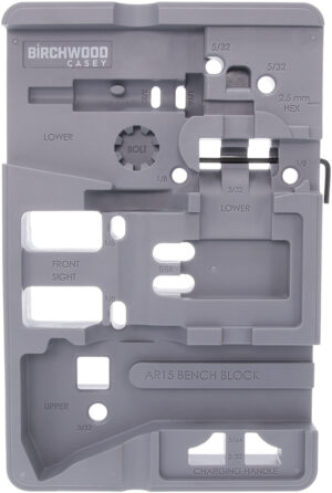 Birchwood Casey ARBENCH-BLOCK Bench Block  Gray AR-15