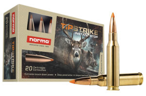 Norma Ammunition 20170362 Dedicated Hunting Tipstrike 7mm-08Rem 160gr Polymer Tip 20 Per Box/10 Case