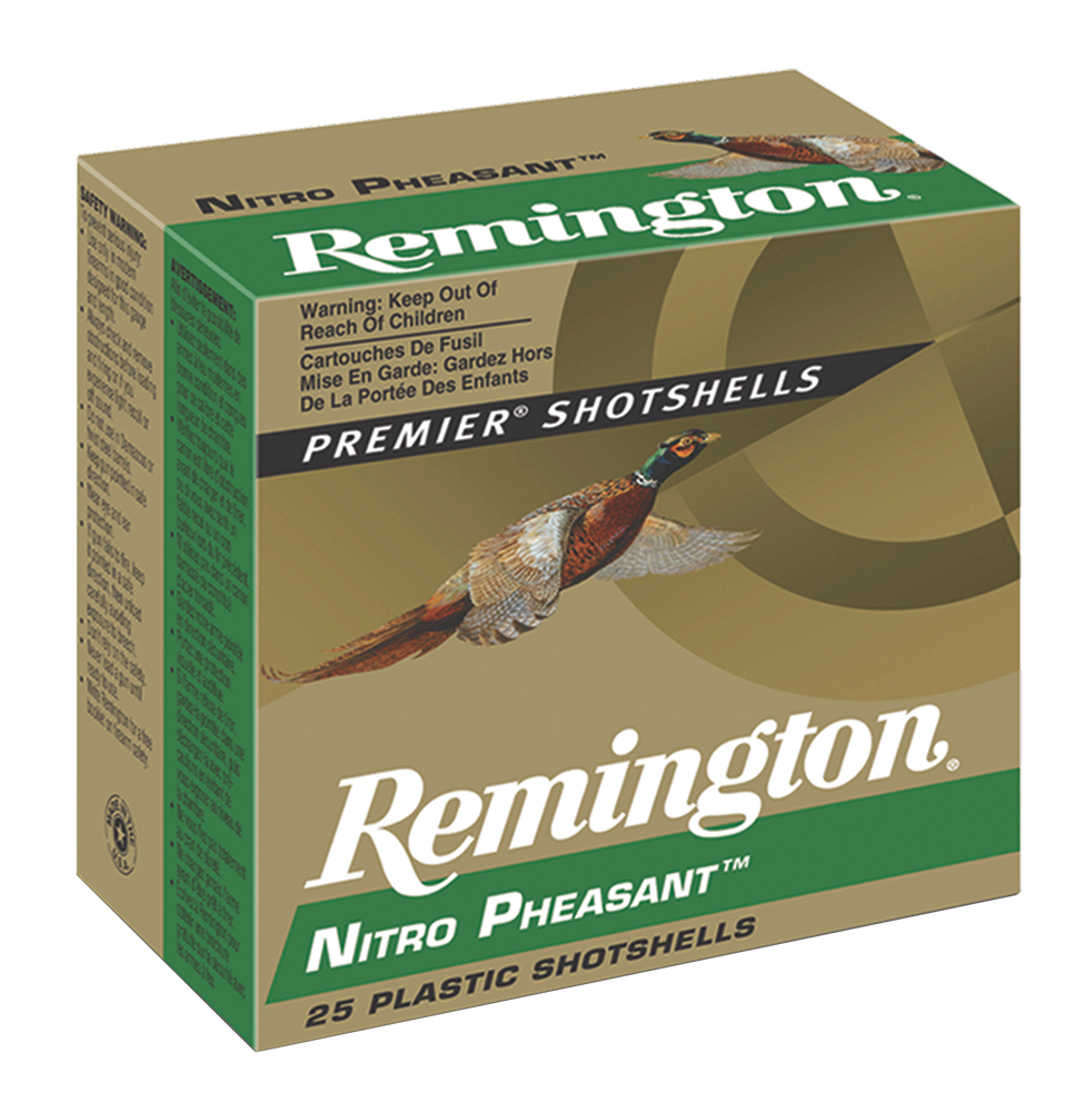 Remington Ammunition 28636 Nitro Pheasant 12Gauge 2.75" 1 3/8oz 6Shot 25 Per Box/10 Case