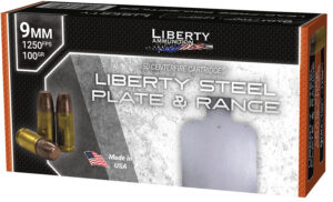 Liberty Ammunition LAR90662   9mm 100gr 50 Per Box/25 Case
