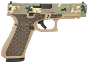 Glock G47 Gen5 MOS 9mm, Hunter Camo Cerakote Slide, Coyote Tan Receiver PA475S204MOSYNOTHUNTER