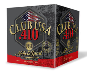 Nobel/eurosports Llc ANS4128 Club USA 410Gauge 2.50" 1/2oz 8Shot 25 Per Box/10 Case
