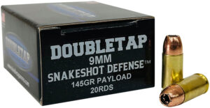 DoubleTap Ammunition 9MMSS20 Snake Shot  9mm 20 Per Box/50 Case