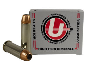Underwood Ammo 129   38Special+P 125gr Jacketed Hollow Point 20 Per Box/10 Case