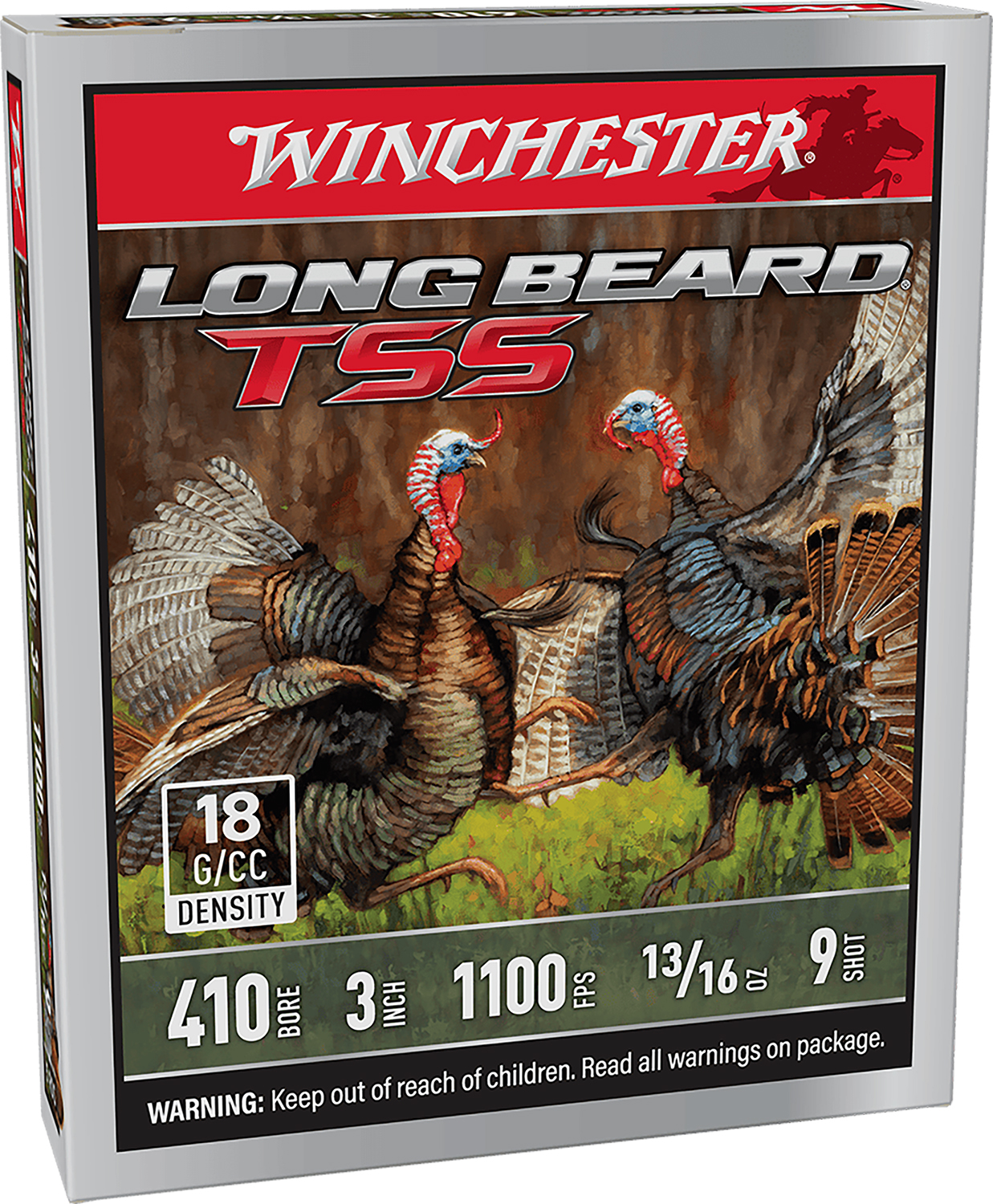 Winchester Ammo LBTSS4139 Long Beard TSS 410Bore 3" 13/16oz Tungsten 9Shot 5 Per Box/20 Case
