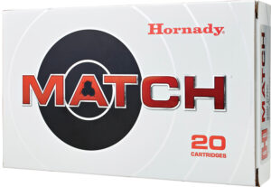 Hornady 81421 Match 25Creedmoor 134gr Extremely Low Drag-Match 20 Per Box/10 Case