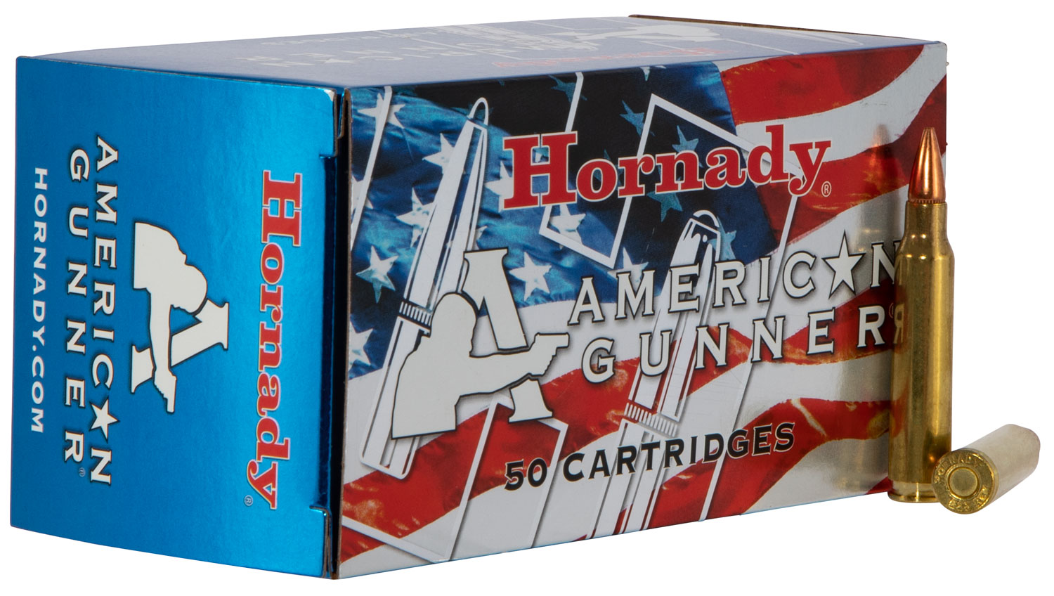 Hornady 80237 American Gunner 223Rem 55gr Hollow Point 50 Per Box/10 Case