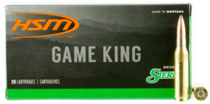HSM 7MM087N Game King 7mm-08 Rem 140 gr Sierra GameKing Spitzer Boat Tail 20 Per Box/ 25 Case