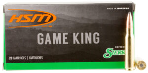 HSM 30841N Game King  308 Win 150 gr Sierra GameKing Spitzer Boat Tail 20 Per Box/ 25 Case